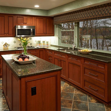 Traditional Kitchen w/ Dark Cabinets - Pikesville, MD