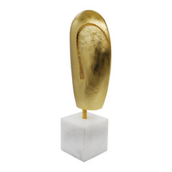 Worlds Away - Worlds Away Abbie Abstract Face Sculpture - Decorative Objects And Figurines