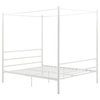 DHP Kora Queen Metal Canopy Bed in White