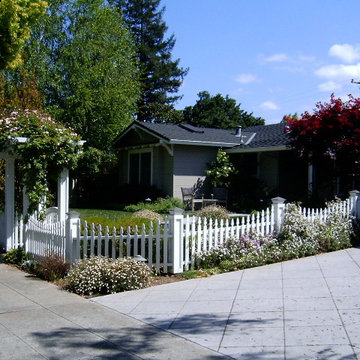 Entry rose garden, Los Gatos, Ca.