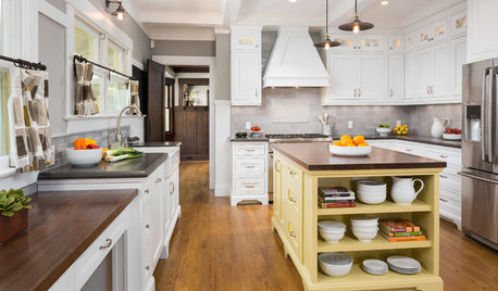 9 Yummy Yellow Kitchen Islands