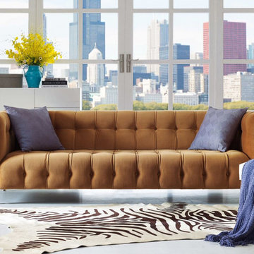Bea Sofa | Cognac by TOV