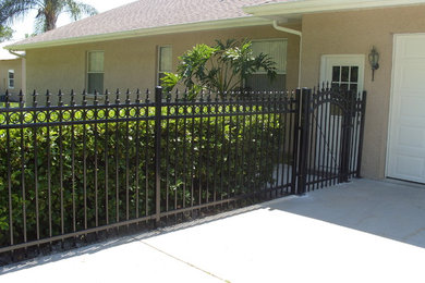 5' Black Wrought Iron Fence