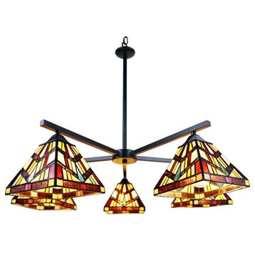 CHLOE Lighting CH3T523BM30-EE5 VINCENT Mission Blackish Bronze 5Light Chandelier