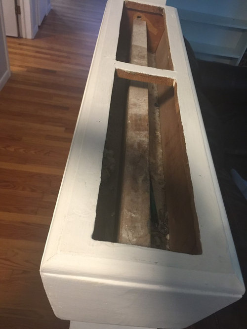 Help! How can I transform this ugly shelf?