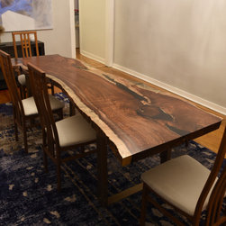 Rosewood Single Slab Table - Dining Tables