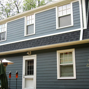 Dutch Colonial Home Remodel, Windows & James Hardie Siding in Park Ridge, IL