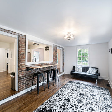 Farmhouse Industrial Coffee/Wine Room
