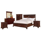 Black King Sleigh Bed LOUIS PHILLIPE Galaxy Home Traditional