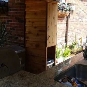 Custom Tiki Bar Cabinet