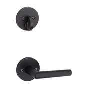 Kwikset 971MILRDT Milan Single Cylinder Keyed Entry Interior Pack, Iron Black