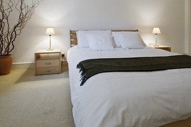 Example of a bedroom design in Other