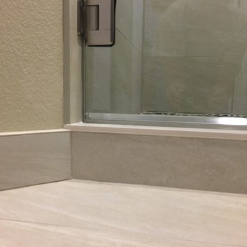 MASTER BATHROOM - Complete Remodel 12 x 24 Tile, Vanity, Alaska White Granite