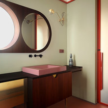 pink sink, green goddess
