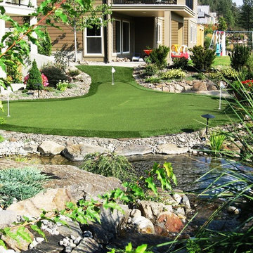 Golf and Putting Greens with Artificial Grass