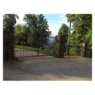 Custom Driveway Gates and Entrance Design - Traditional - Entry - Other ...