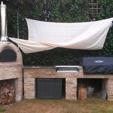outdoor cooking area, Hethe