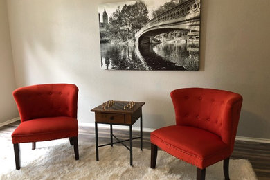 Living room - traditional living room idea in Austin