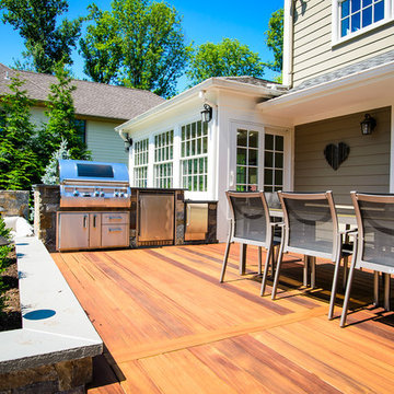 Exotic and Modern Backyard Space