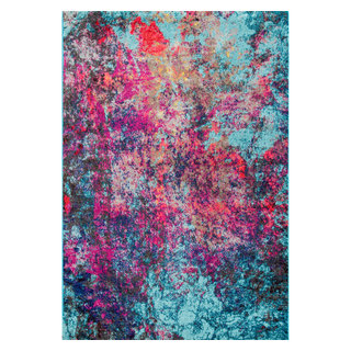 Cloud Nebula Abstract Area Rug, 4'1