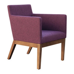 Harput Wood Lounge Armchair - Armchairs And Accent Chairs