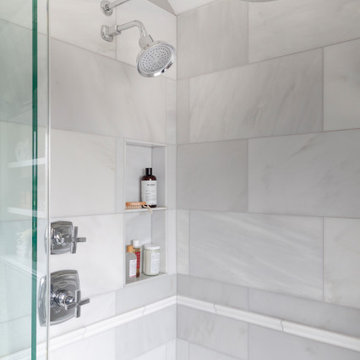 Bathroom Goals: Shiplap/Storage/Shower