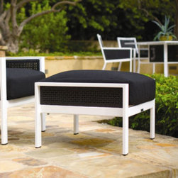 Parkview Woven Ottoman By Koverton - Footstools And Ottomans