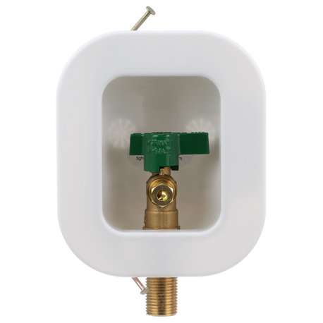 Oatey I2K 1/4 Turn Low Lead Brass Compatible Copper Ice Maker Outlet Box