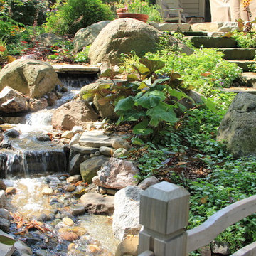 Backyard Water Pond-less Falls