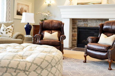 Family room - traditional family room idea in Salt Lake City