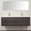 Emotion Persepolis Bathroom Furniture, 144 cm, Grained Anthracite