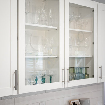 Two-Tone Transitional Kitchen Remodel Done with New Cabinets
