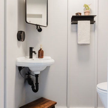 Century Farmhouse Revival Entry & Half Bath