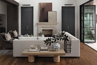 Living room - transitional living room idea in Orlando