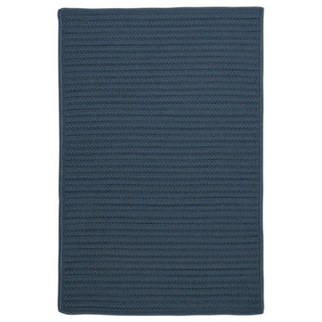 Simply Home Solid Rug, Lake Blue, 3'x5'