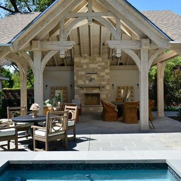 Pool House Entertainment Center