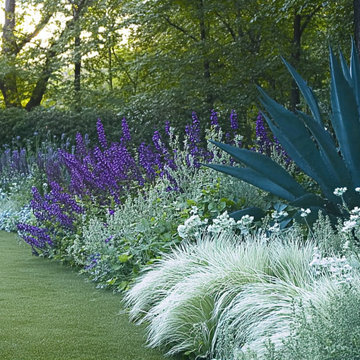 Cool Blues Garden Border