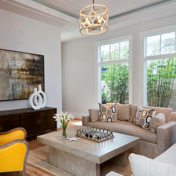 Transitional Family Room