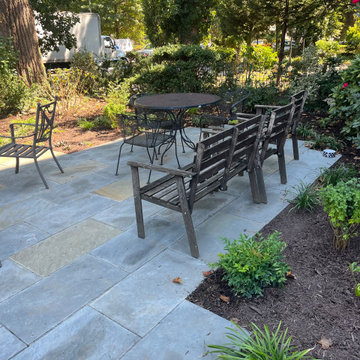 Flagstone Patio on Stone Dust with Custom Design in Columbia Heights, DC