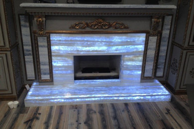 Fireplace Backlight Installation