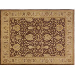 Bareens Designer Rugs - Antique Lavastone Low-Pile Clare Brown/Tan Wool Rug - 8'2'' x 9'9'' - An exhilarating oriental rug with distinctive motifs and wide-ranging pallet of warm colors, this antique vintage distressed low pile hand knotted masterpiece is a breath-taking addition to any decor. Featuring a soft low pile, showcasing the intricate design with an awe-inspiring color palette this masterpiece is known for its versatility, all vegetable dyes, and high knot count. Known for its artistic individuality, masterful construction, and enduring appeal this one-of-a-kind rug is an excellent addition to any d�cor.