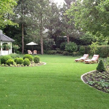 Klassische Gartenneugestaltung