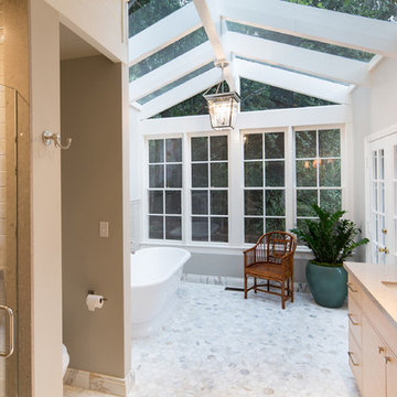 Atrium Inspired Master Bathroom