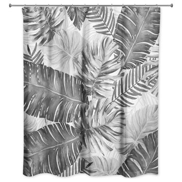 Palm Leaf Pattern 1 71x74 Shower Curtain