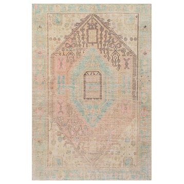 Unique UNQ-2305 Rug, Bright Pink and Lime, 2'x3'
