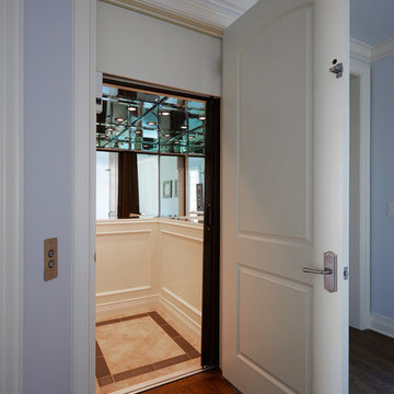 Home Elevator with Mirrored Ceiling
