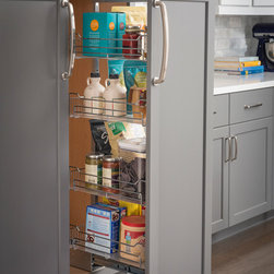 Chrome Wire Pantry Pullout - Pantry And Cabinet Organizers