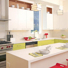 Trim out cabinets to ceiling