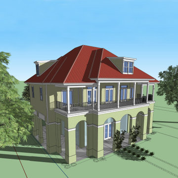 New Construction - Raised Beach House, Bay St Louis Mississippi