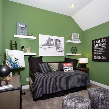 Austin, Texas | Larkspur - Premier Mahogany Secondary Bedroom